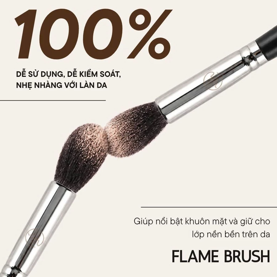 Cọ Tán Mắt Đầu Ngọn Lửa BH Cosmetics Flame Brush BH919